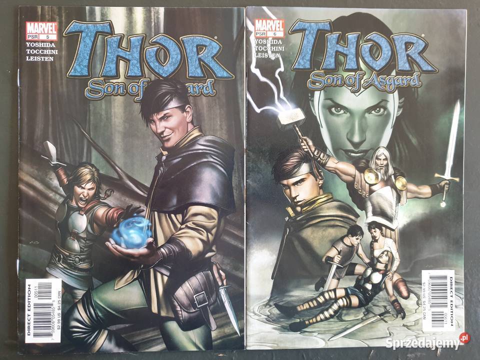 Thor Son Of Asgard 6 komiksów Marvel USA Gdynia