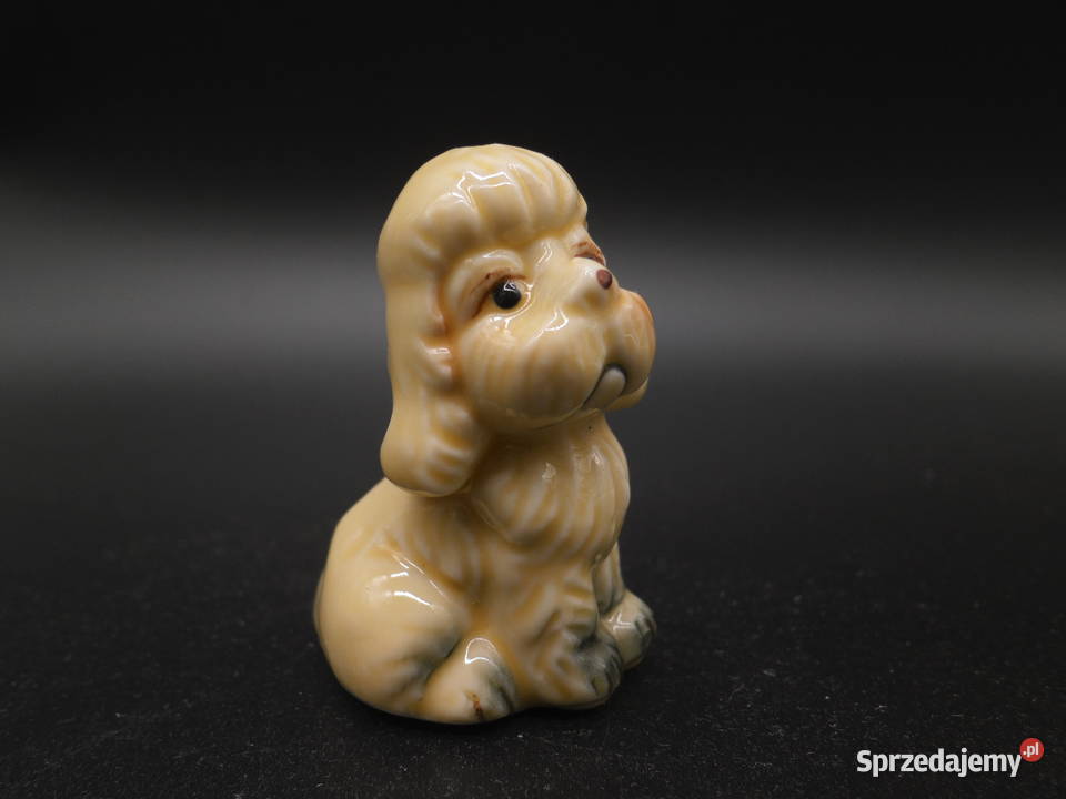 Porcelanowa figurka piesek Raszków