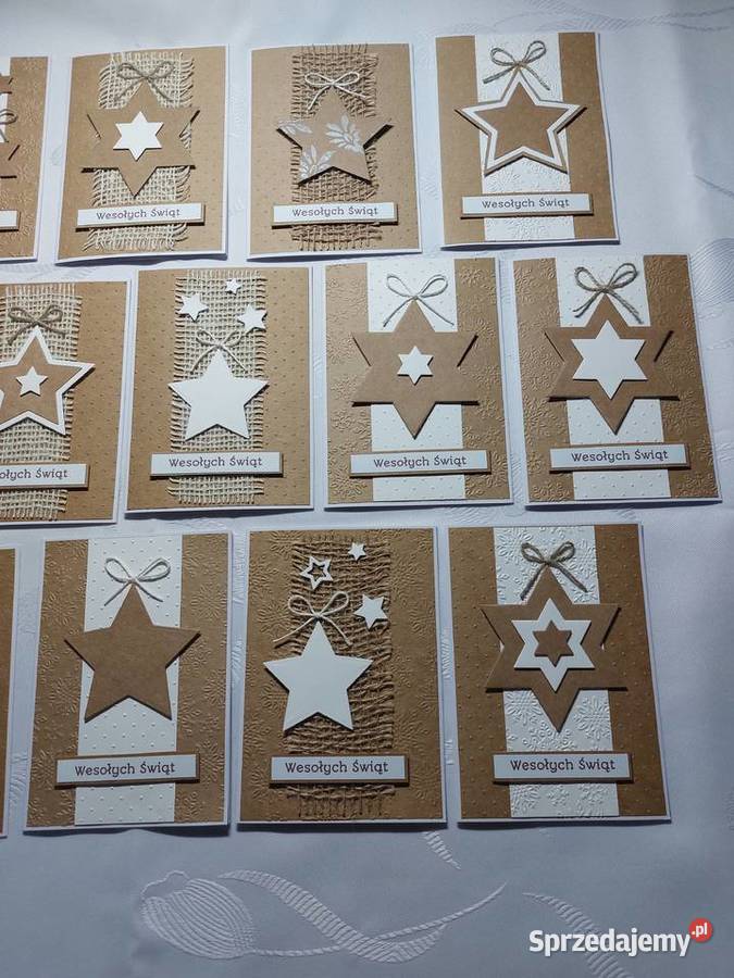 Ręcznie robione kartki na Boże Narodzenie kujawsko-pomorskie Zbójno