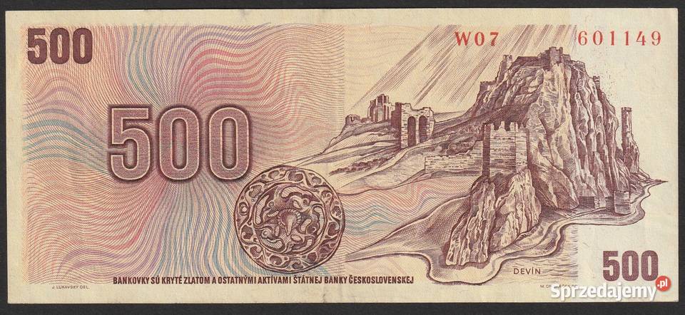 Czechosłowacja 500 koron 1973 STAN 23