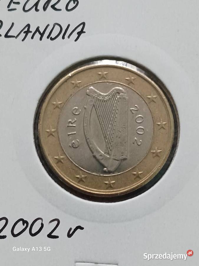 1 Euro Irlandia 2002 r Konin sprzedam