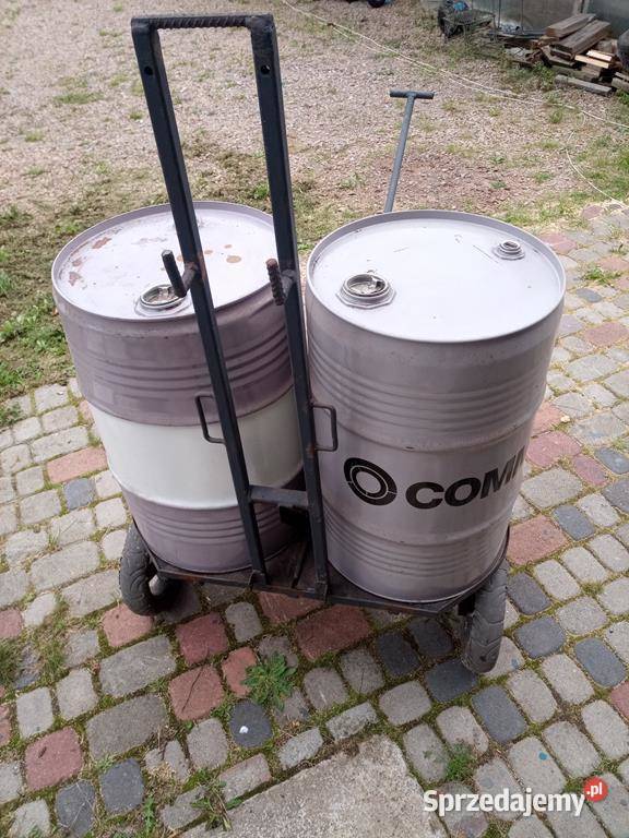 beczka beczki 60L wózek transportowy małopolskie Głogoczów sprzedam