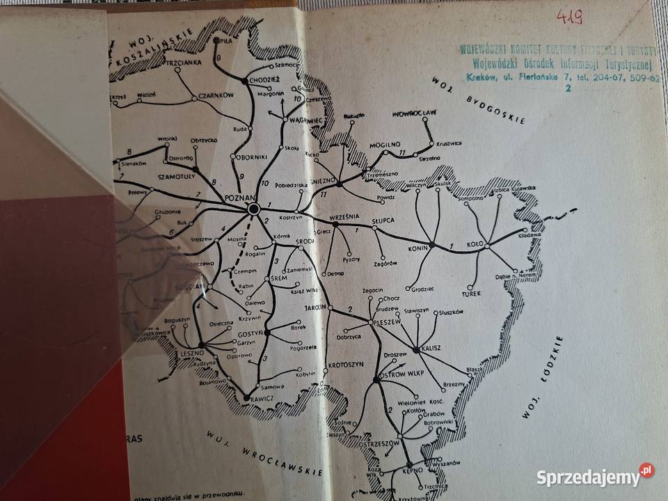 Województwo Poznańskie przewodnik Franciszek Mapy i przewodniki małopolskie sprzedam