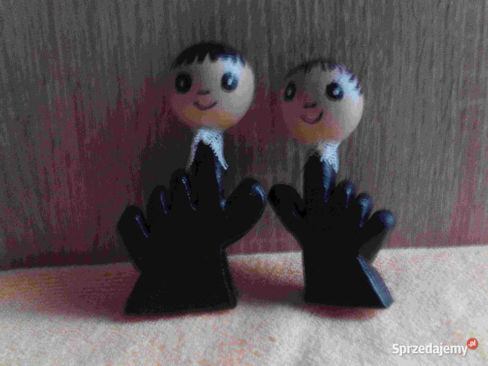 Jacek i Agatka Drewniane figurki dwa rodzaje Kalisz