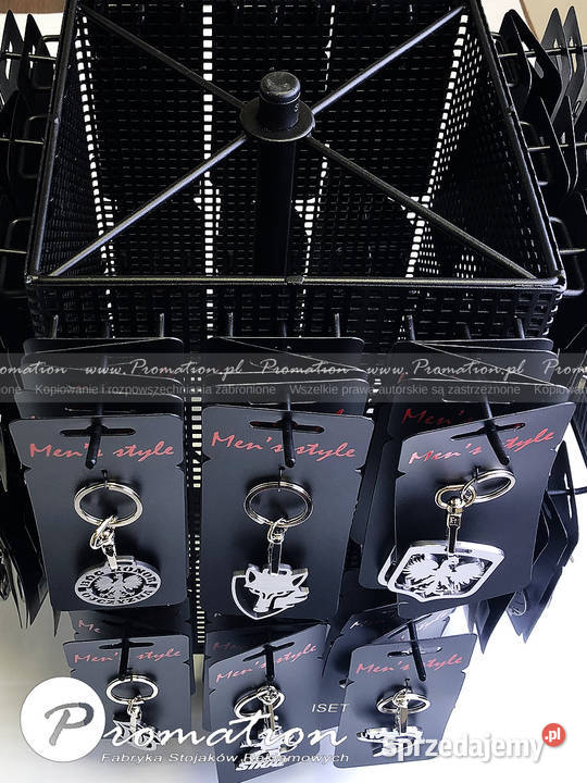 Stojak obrotowy perforacja czarny na ladę do Warszawa sprzedam