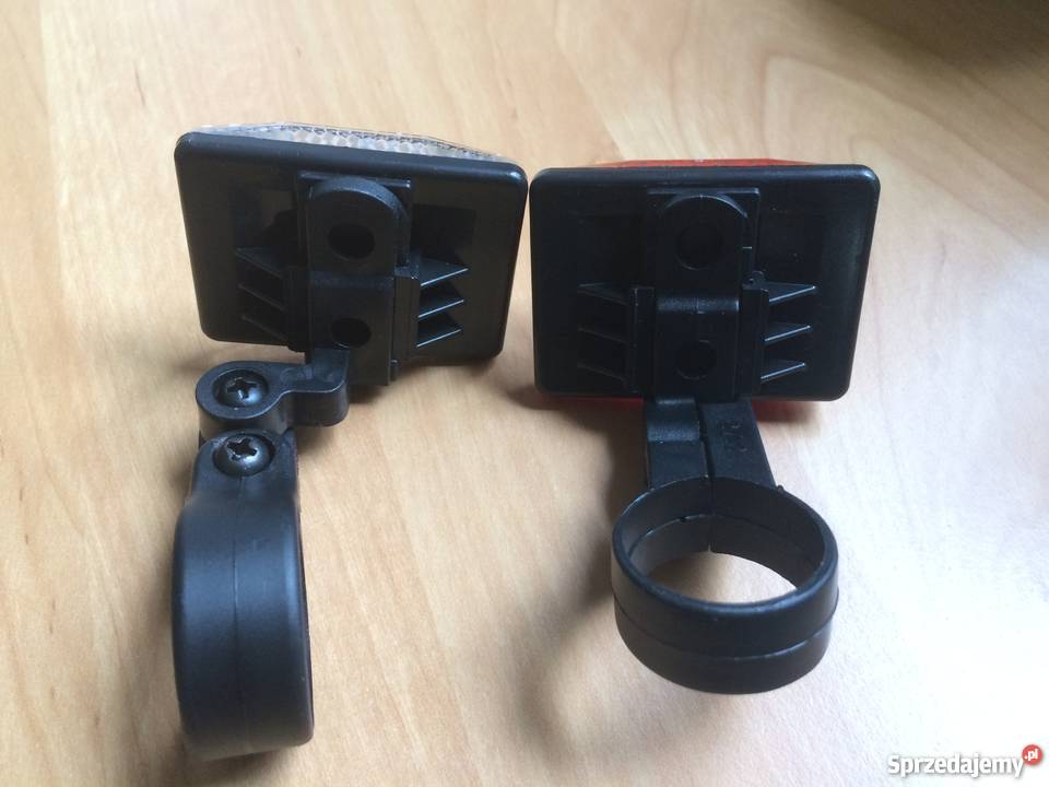 Lampki odblaskowe odblaski rowerowe komplet tył Warszawa