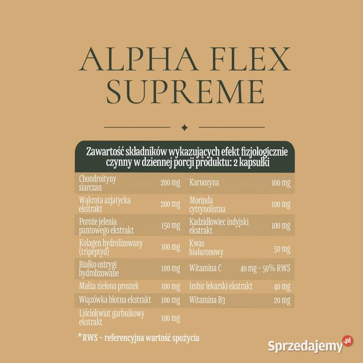 AlphaOmega Protocol Suplement diety Zawiera dwa Warszawa