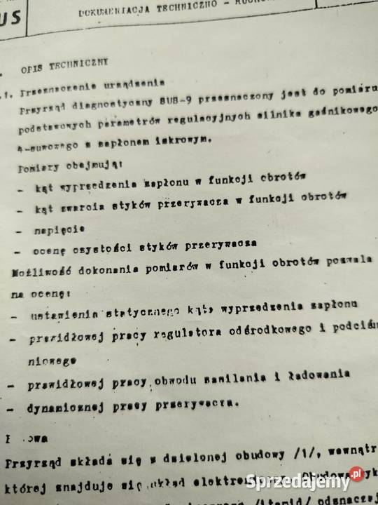 urzadzenie diagnostyczne SUS9 stroboskop małopolskie Kęty