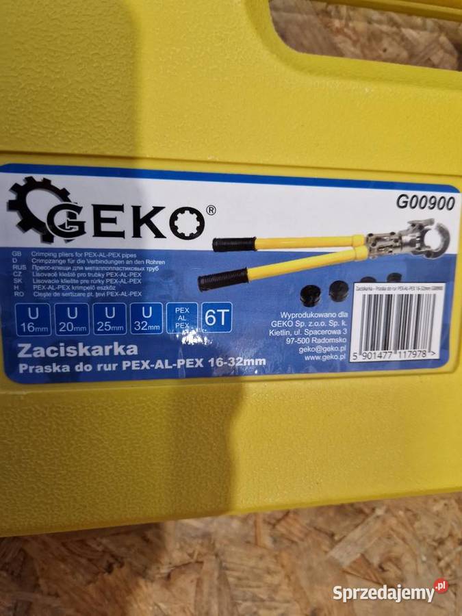 ZACISKARKA DO RUR PEX PRASKA HYDRAULICZNA 1632mm Głogowa sprzedam