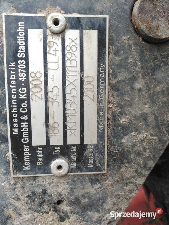 Kemper 345 uszkodzony Strzelno