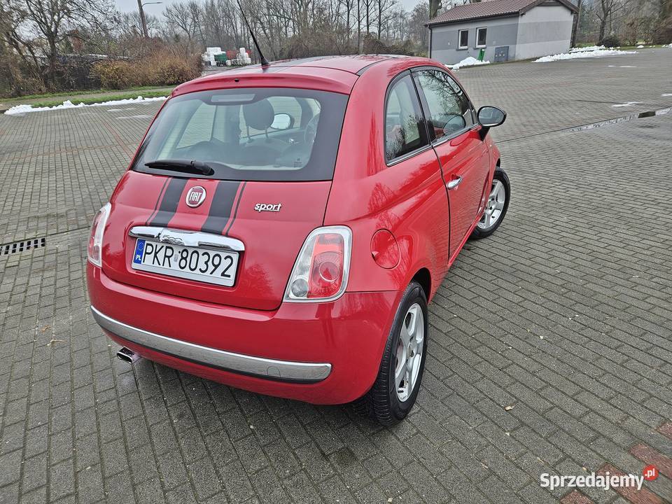 Fiat 500 14 benzyna 100 serwosowany panoramadach serwisowany w ASO wielkopolskie Koźmin Wielkopolski sprzedam