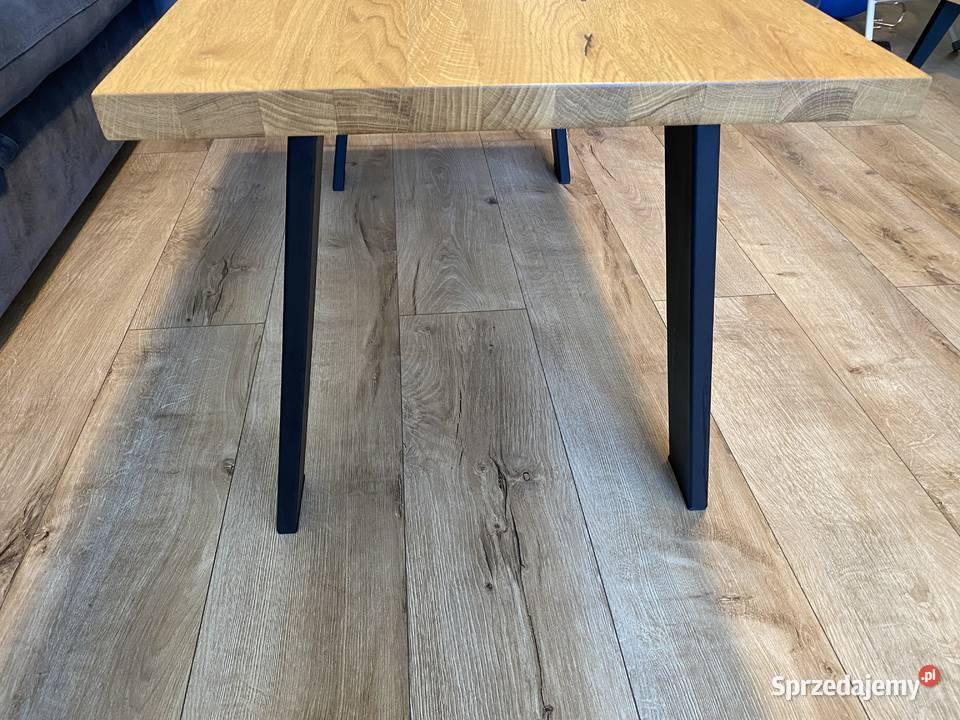 Stół kawowy dębowy z żywicą epoksydową małopolskie sprzedam