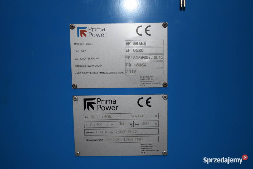 Prasa krawędziowa Prima Power eP0520