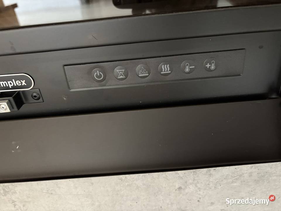 Kominek z pilotem szary Konin