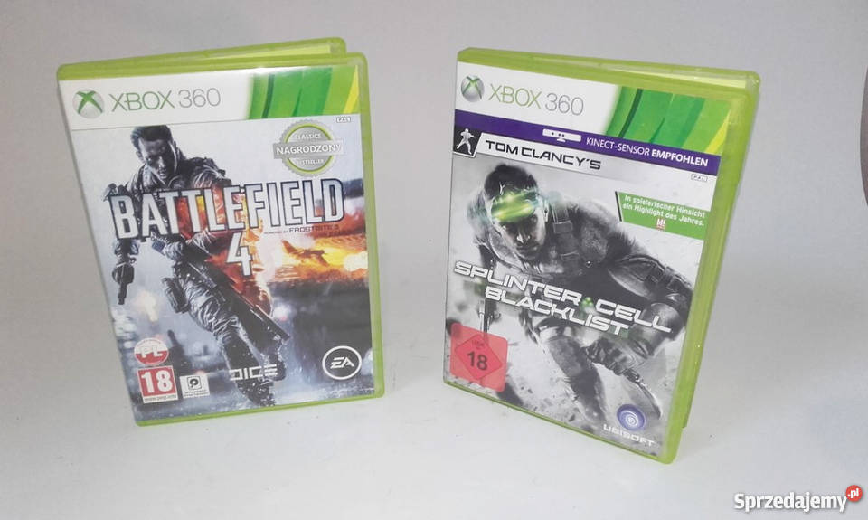 XBOX 360 BATTLEFIELD 4 SPLINTER CELL BLACKLIST Ropczyce