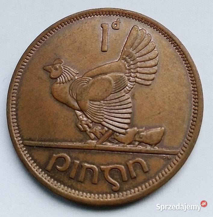 IRLANDIA1 PENS1968 rKURA I MAŁE Numizmatyka Legionowo