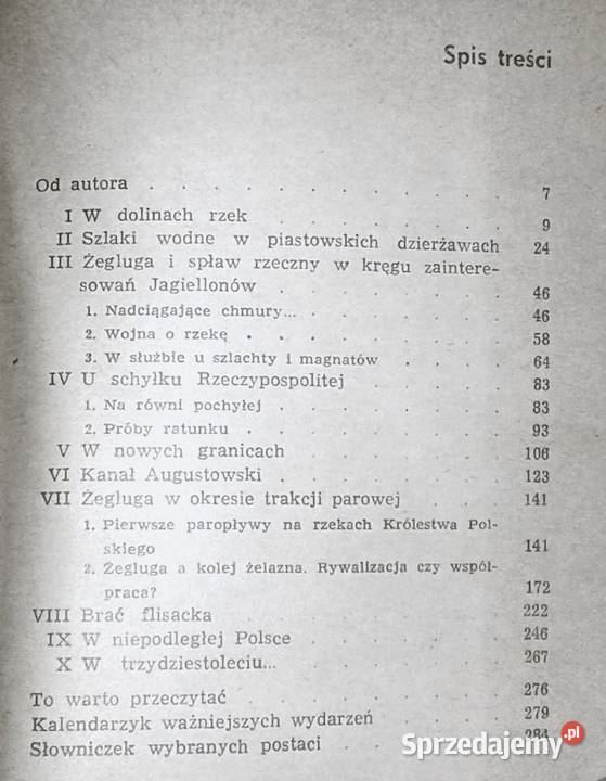 Z dziejów żeglugi śródlądowej w Polsce Jan W Gan Chełm sprzedam