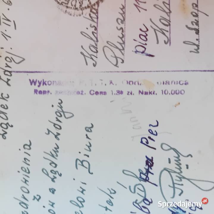 Pocztówka Lądek Zdrój PTTK 1960 r Koźminek