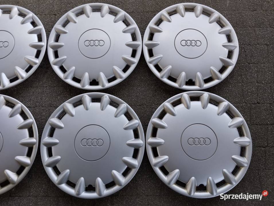 Kołpak Audi 15 8D0601147 sztukę oryginalny A4 Kamieniec