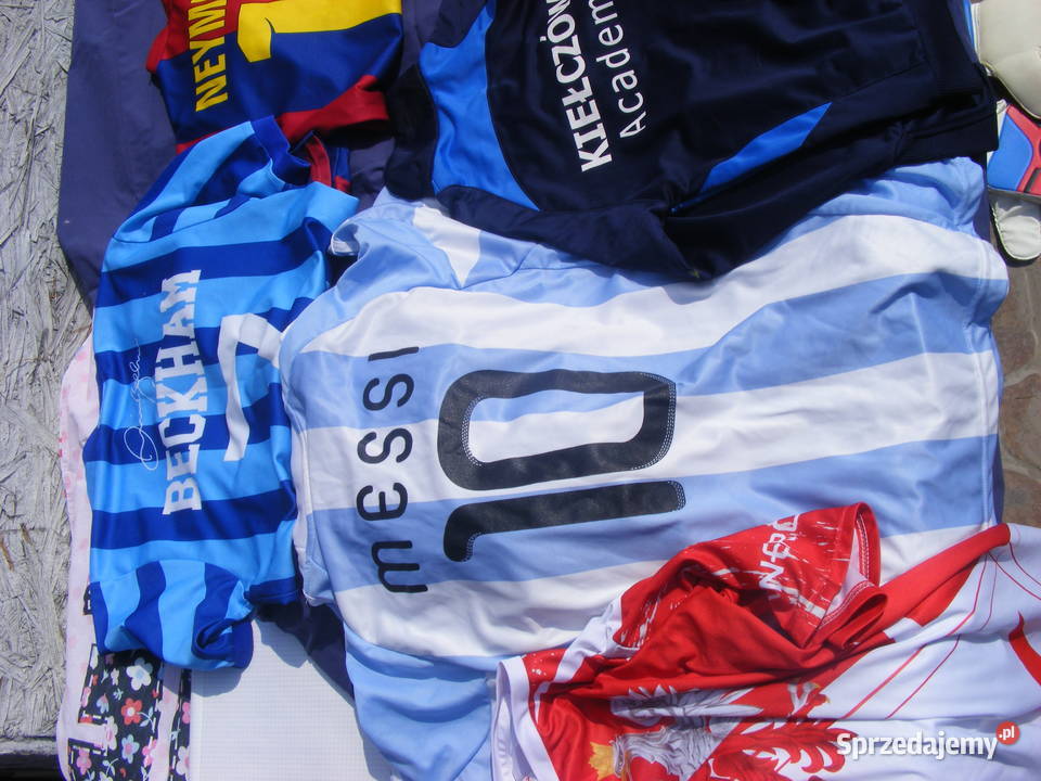 Zestaw kibica sportowca piłkarzachłopca dolnośląskie