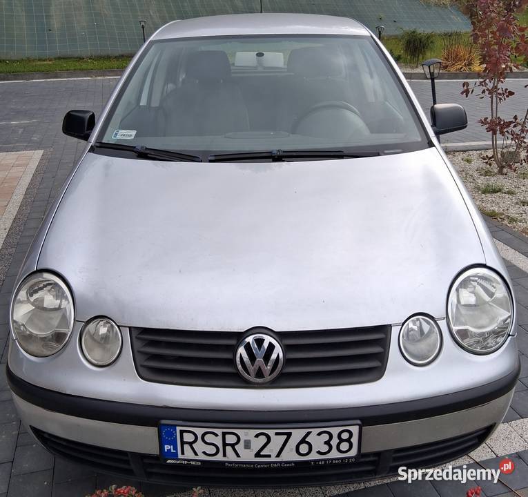 Volkswagen Polo 9N 2004 r 12 Benzyna LPG Srebrny Strzyżów