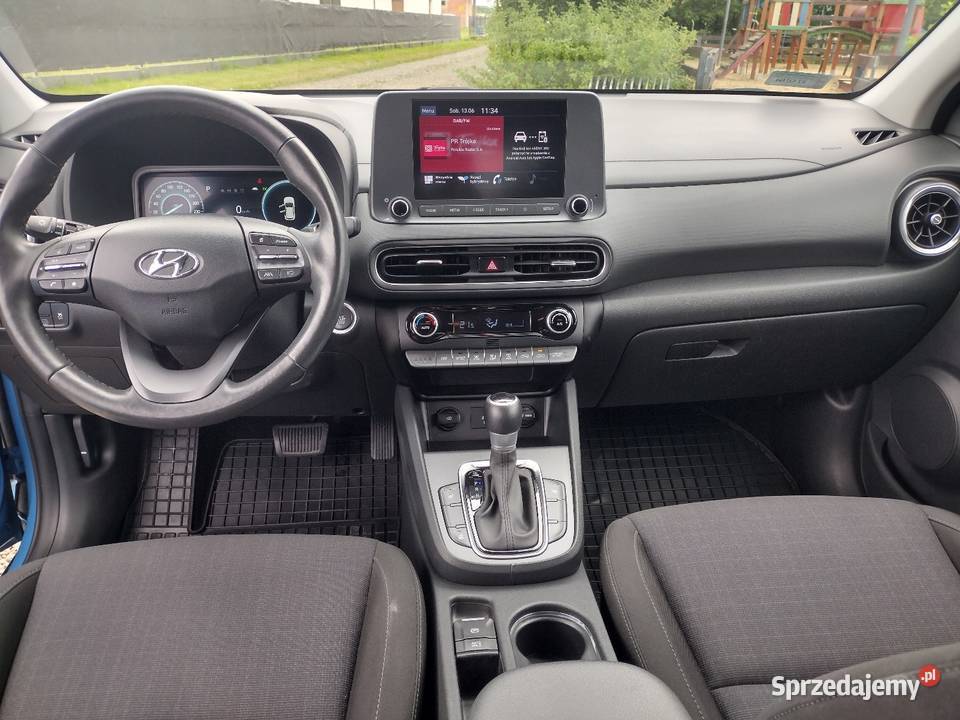 Hyundai Kona 2021 16 hybryda automat salon czujnik parkowania