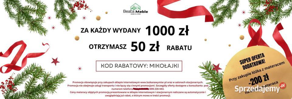 Łóżko tapicerowane 180x200 AGATA producenta Warszawa