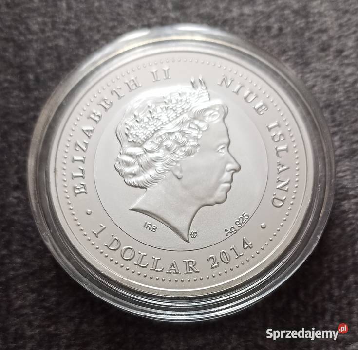 1 Moneta Kapsel Elizabeth II Dolar Dollar śląskie Sosnowiec