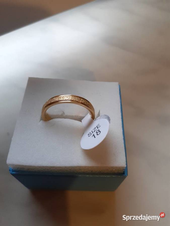 Obrączka stal i porcelana blueberry Siedlce