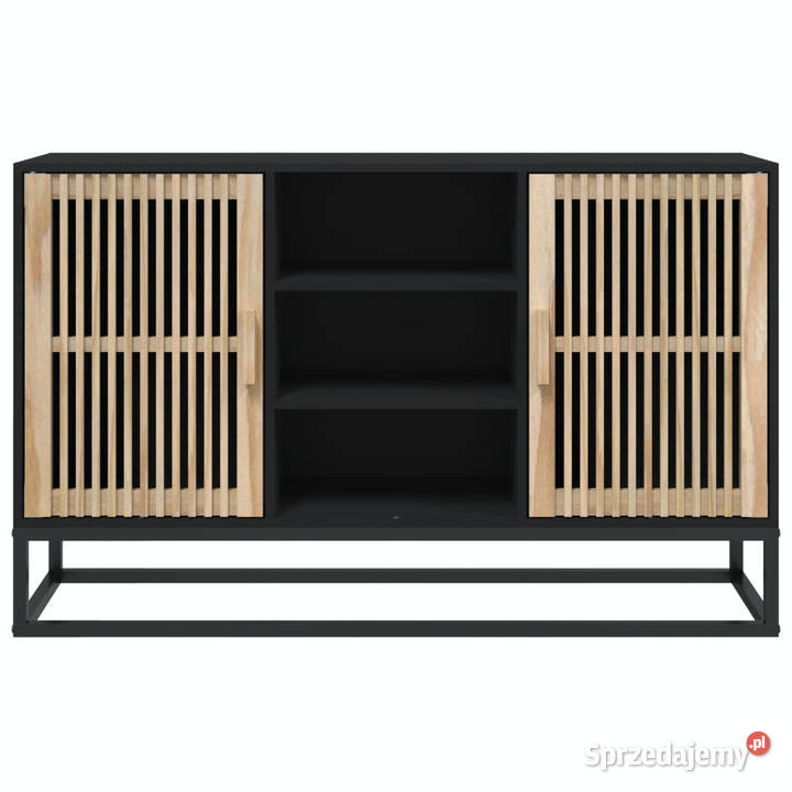 Szafka czarna 105x30x65 materiał drewnopochodny