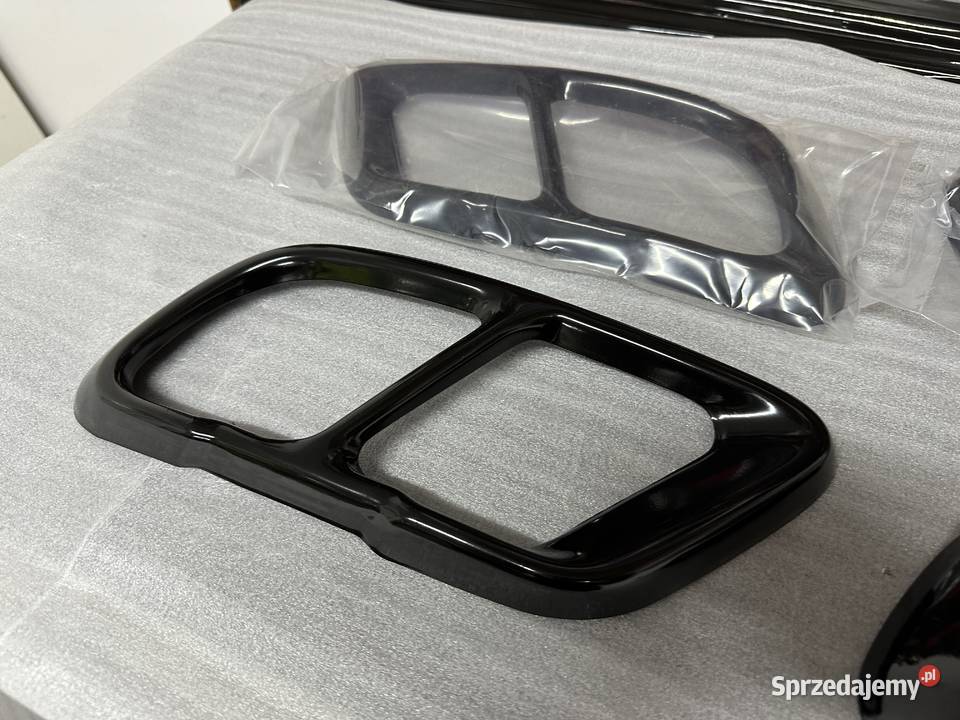 Nakładki końcówki wydechu BMW X5 G05 Czarne wielkopolskie Pleszew