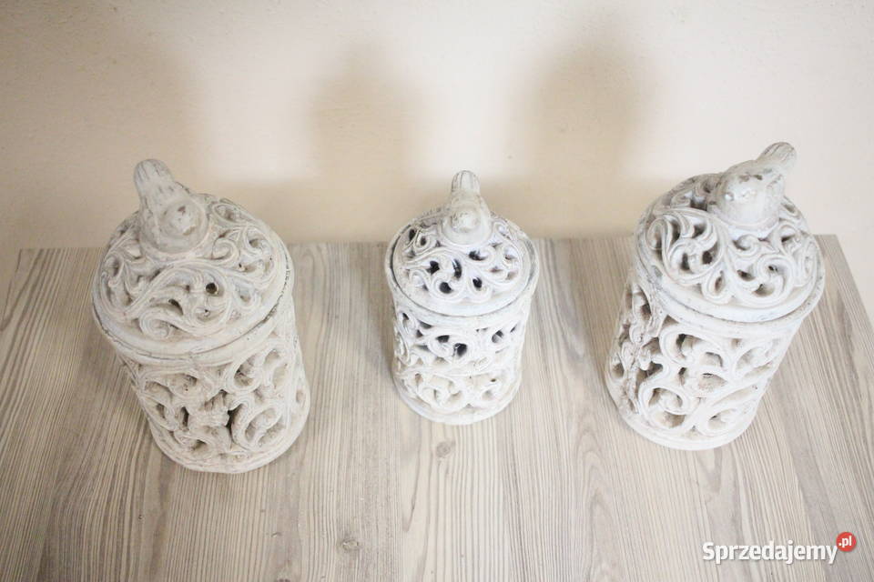Lampiony 3 sztuki ładne zdobienie Dekoracje i ozdoby Pszczyna
