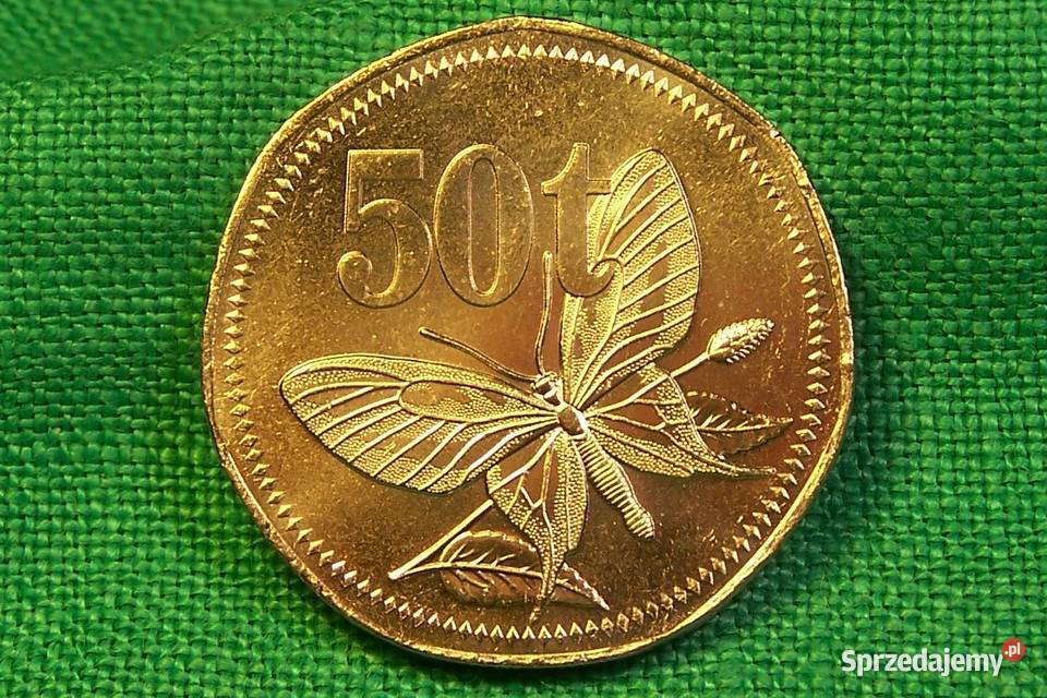 Papua Nowa Gwinea 50 toea motyl Elbląg