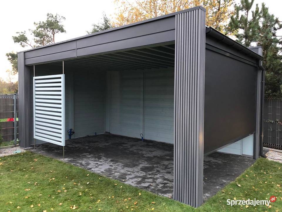Nowoczesna altana ANKONA 4x6 kompozyt
