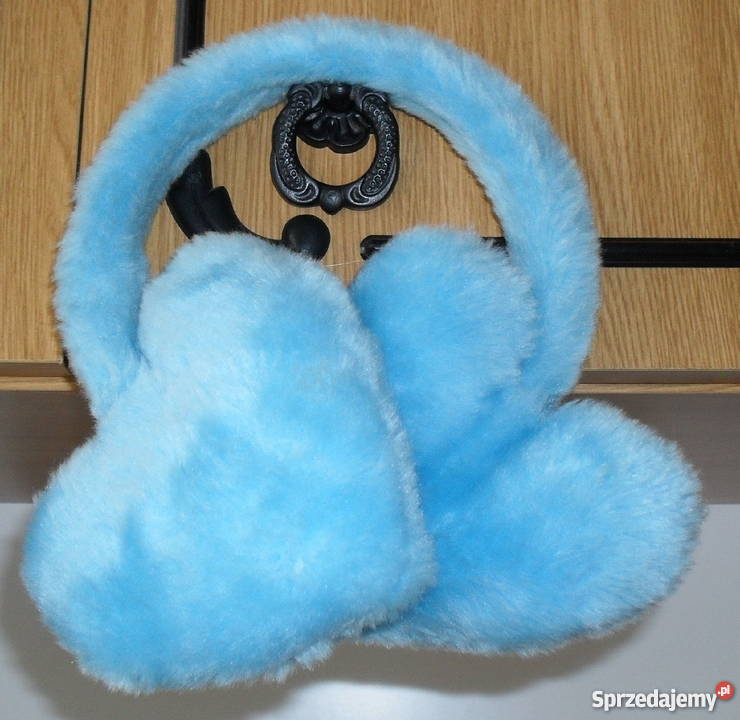 CIEPŁE NAUSZNIKI FUTRZANE Nakrycia głowy Łódź sprzedam