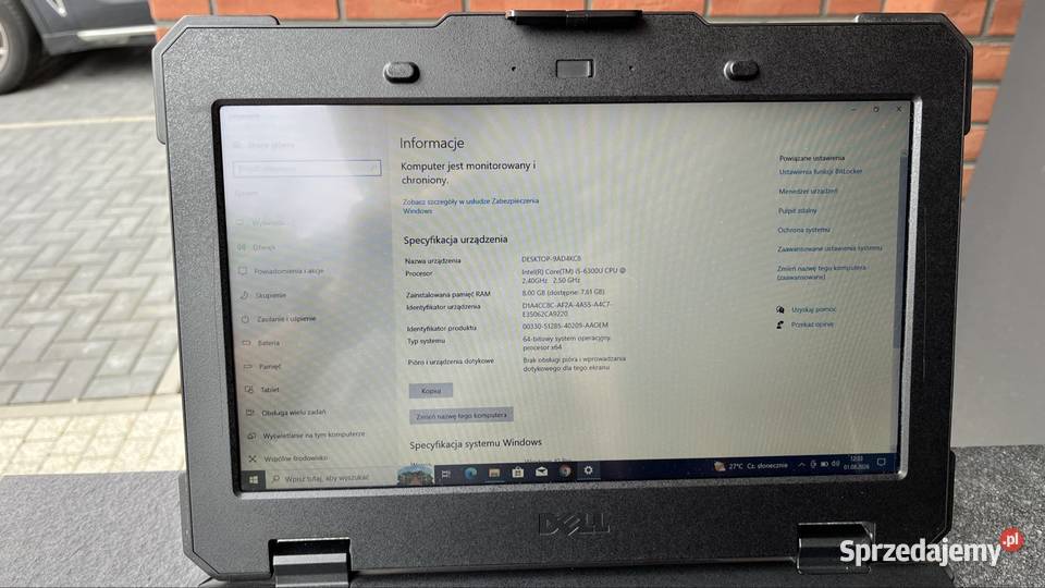 Pancerny laptop Dell Latitude Extreme Białystok sprzedam
