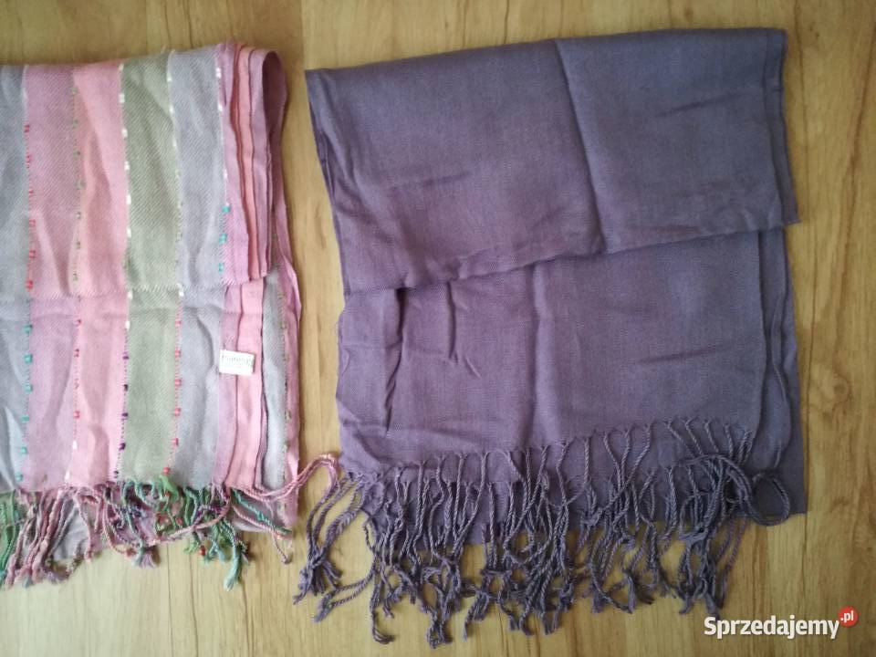 Zestaw 3 kolorowych szalików Dla kobiet Dębica