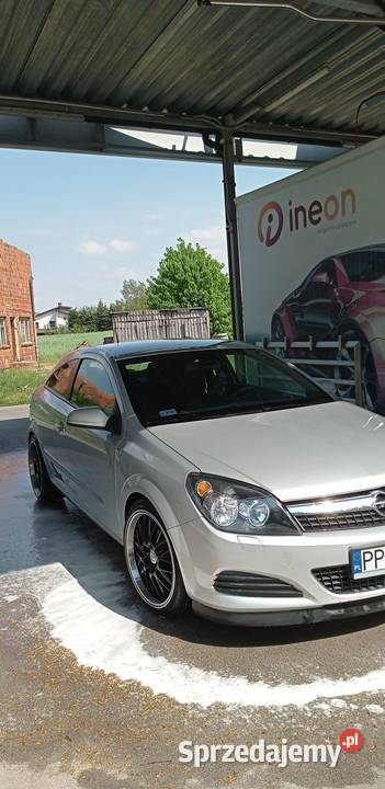 Opel Astra H GTC 18 benzyna 2008 nieuszkodzony wielkopolskie Gołuchów sprzedam