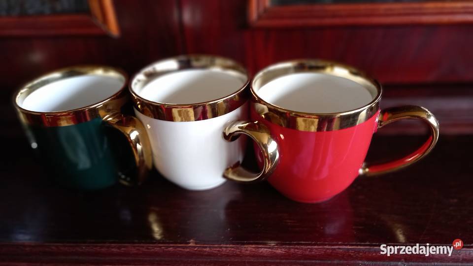 Trzy kubeczki kolorowe