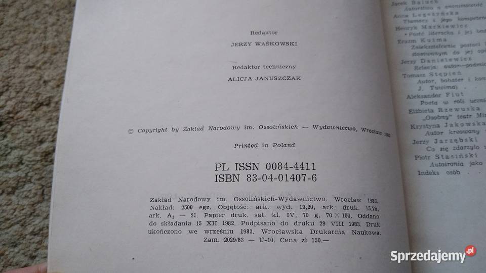 Autor podmiot literacki bohater Martuszewska literaturoznawstwo Gdańsk