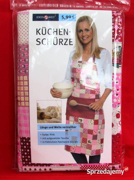 PATCHWORKOWY kolorowy kuchenny fartuch