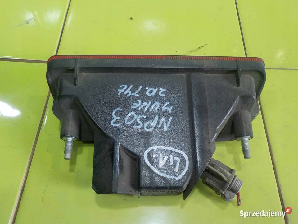 NISSAN JUKE I F15 11r lampa w zderzak tyl osobowe Oświetlenie mazowieckie Suków