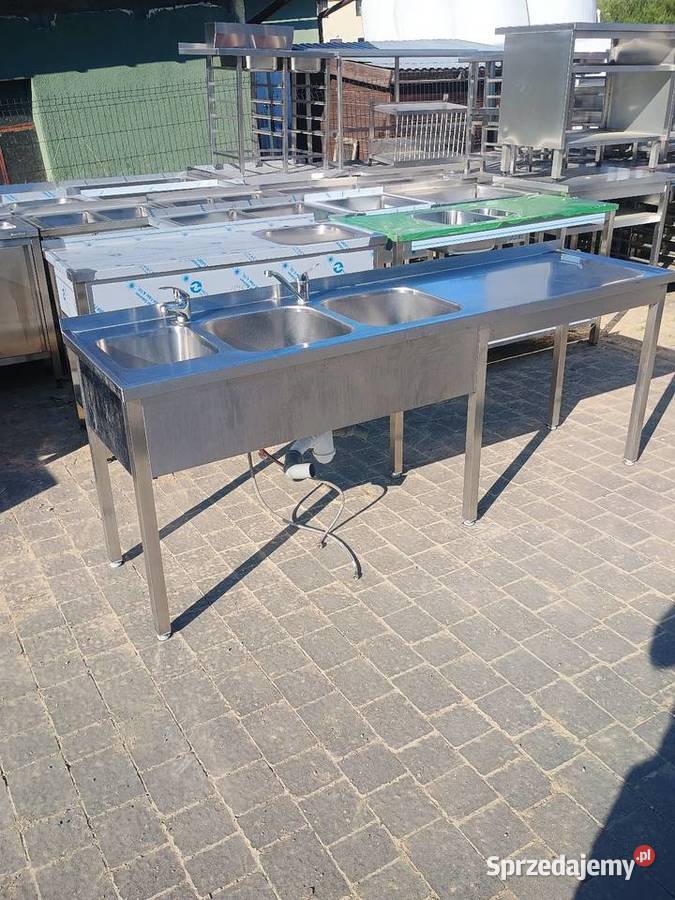 Zlew Gastronomiczny 3 komorowy Ascoblock 220x60 małopolskie