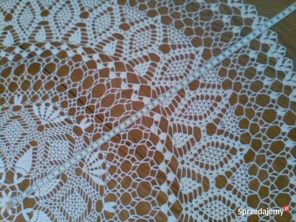 NOWY Obrus ręcznie robiony na szydełku wyszywany Lublin
