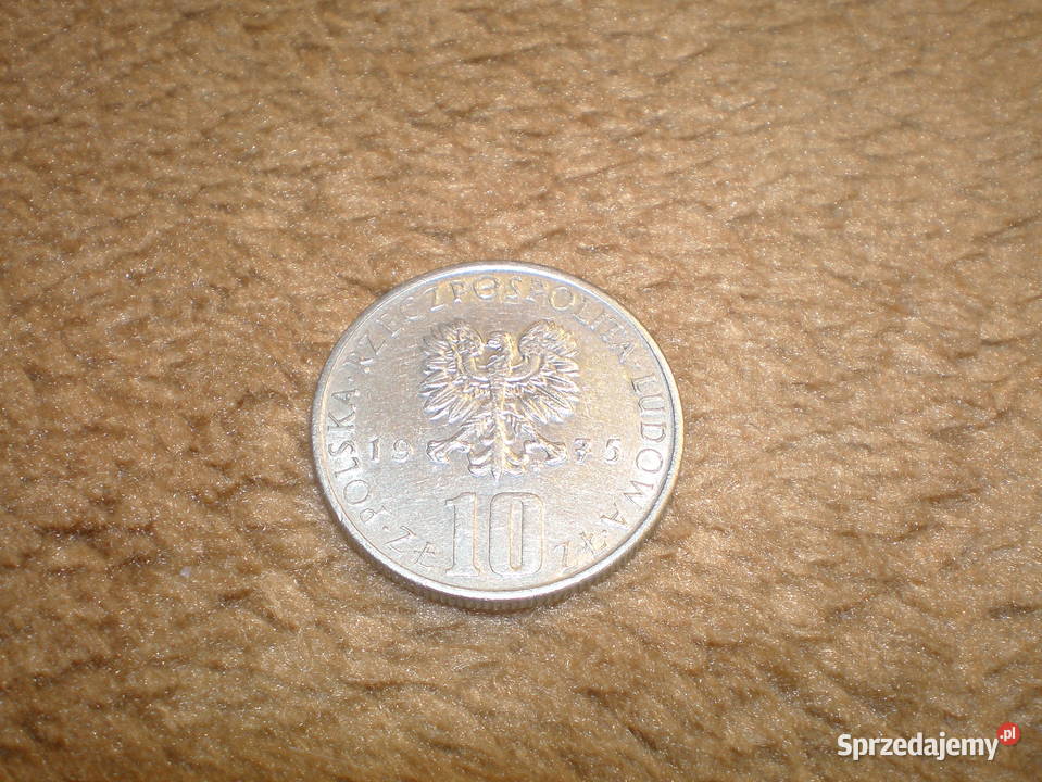 Sprzedam monetę 10 złoty z roku 1975 używana Piekary Śląskie