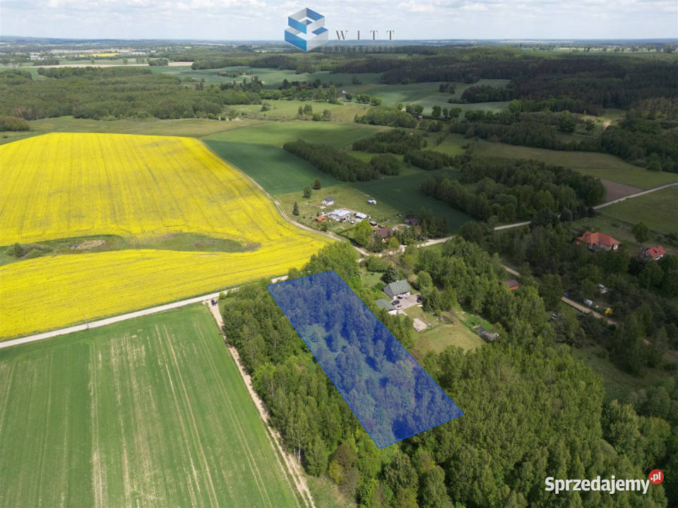 sprzedaży gruntu 3719m2 Ostrowite