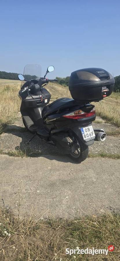 Suzuki Burgman 125 skórzana tapicerka Pisarzowice sprzedam