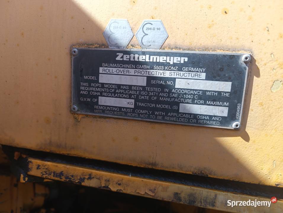 Ładowarka kołowa zettelmeyer zl1800 Ł34 zamienię Grębów