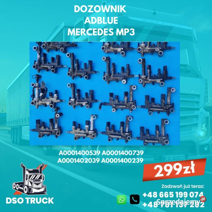DYFUZOR DOZOWNIK ADBLUE MERCEDES MP3 Zawichost