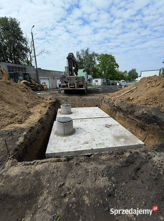 Zbiorniki betonowe piwnice szamba ziemianki Zambrów